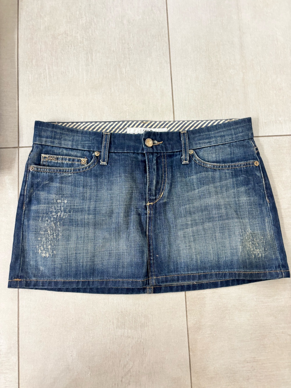 Joe's Jeans Blue Denim Mini Skirt